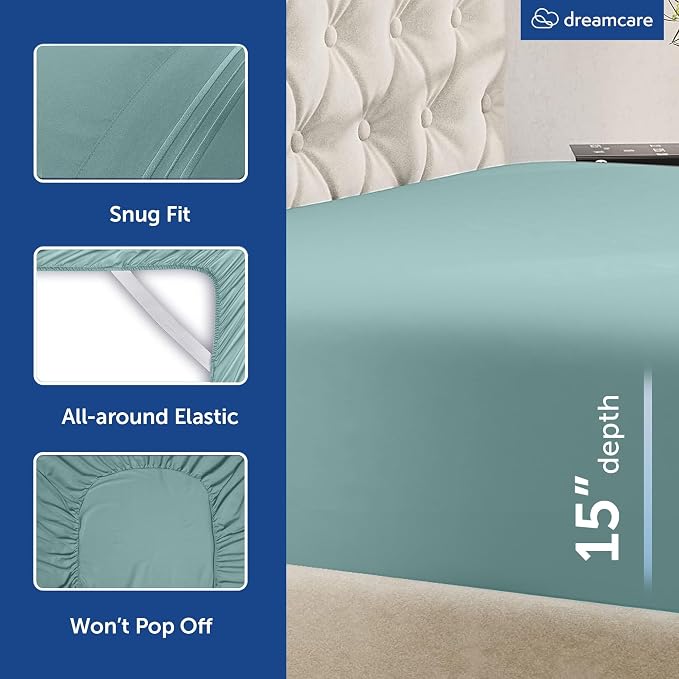 DREAMCARE King Size Sheets Set - Image 5