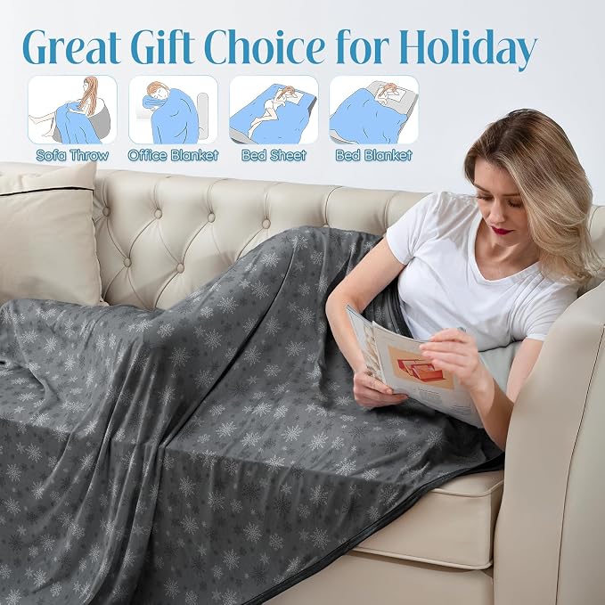 OIGAE Cooling Blanket for Hot Sleepers - Image 5