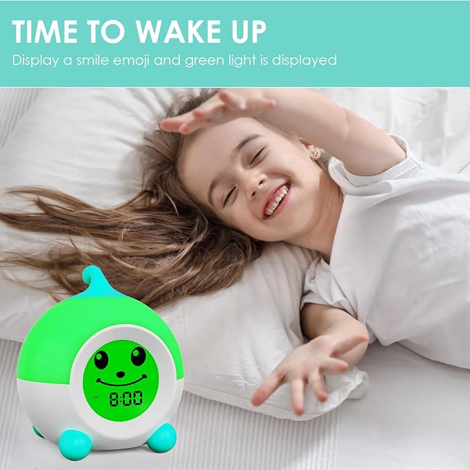 iHoo Ok to Wake Kids Alarm Clock, Toddler Sleep Training Clock - Image 4