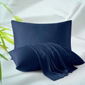 Bamboo Viscose Zippered Pillow Cases King Size Set of 2, 400 Thread Count by ZaizaiHome