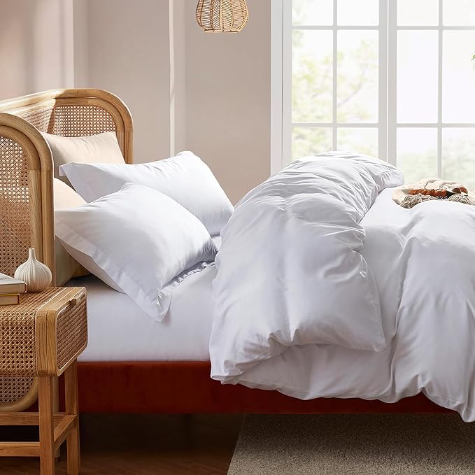 Nestl White California King Duvet Cover Sets - Image 7