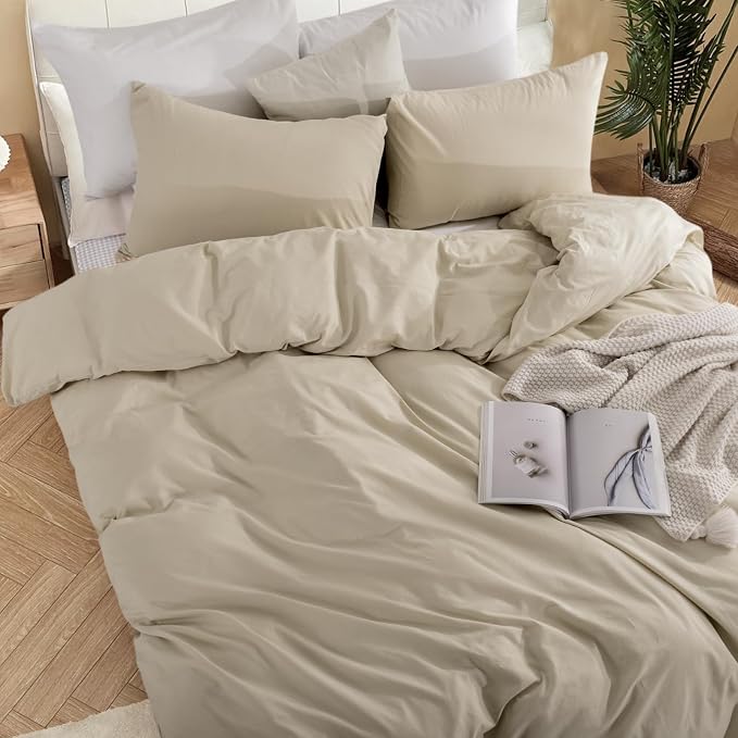 NEXHOME PRO Queen Duvet Cover Set – 100% Certified Organic Cotton - Image 4