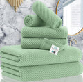 VOOVA & MOVAS Green Towels for Bathroom by VOOVAMOVAS