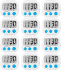 12 Pack Digital Kitchen Timers for Cooking Magnetic Timer for Cooking Loud by AOUCE