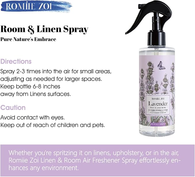 ROMIIE ZOI Linen & Room Air Freshener Spray Room Mist, - Image 2