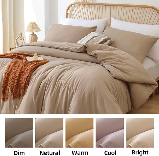ROSGONIA Oversized King Comforter 128x120 - Image 7