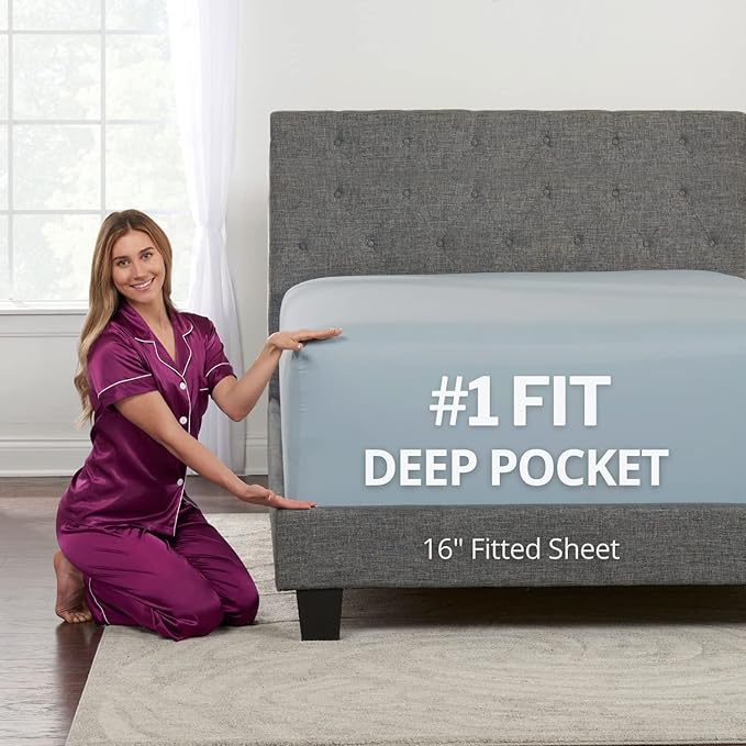 Kids Twin Size Fitted Sheet Only by DeaLuxeBedding