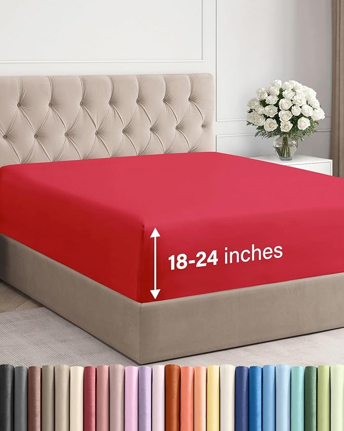 Extra Deep Queen Fitted Sheet by CGKUnlimited