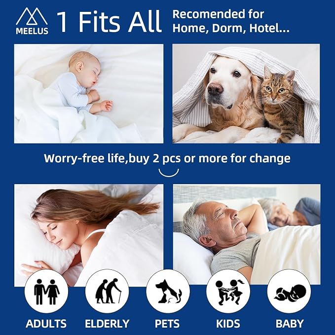 MEELUS Waterproof Full Mattress Protector, Breathable Full Mattress Pad Cover - Image 6