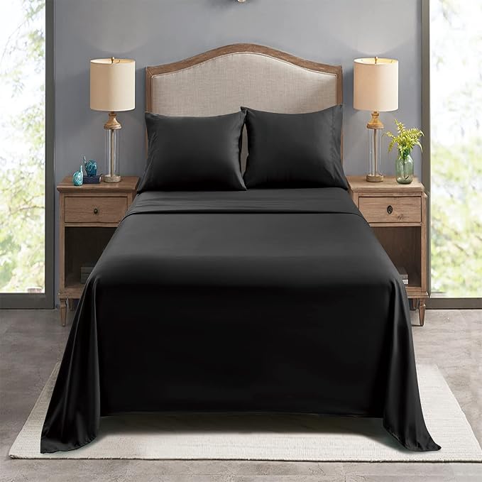 FreshCulture King Flat Sheets Only, Soft Microfiber Bedding Sheets - Image 7