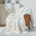 Mr. Sandman Weighted Blankets for Adults Full Size 12lbs, Warm Sherpa Fleece by MrSandman