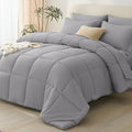 CozyLux Queen Comforter Set Grey by CozyLux