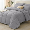 CozyLux Full Size Comforter Sets Grey by CozyLux