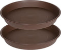 2 Pack of 18 19 inch Plant Saucer Drip Tray, 17 19 21 23 25 27 inch Heavy Duty by Bleuhome