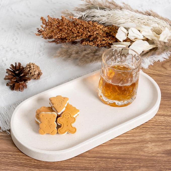 Koville Creamy White Marble Tray - Image 6