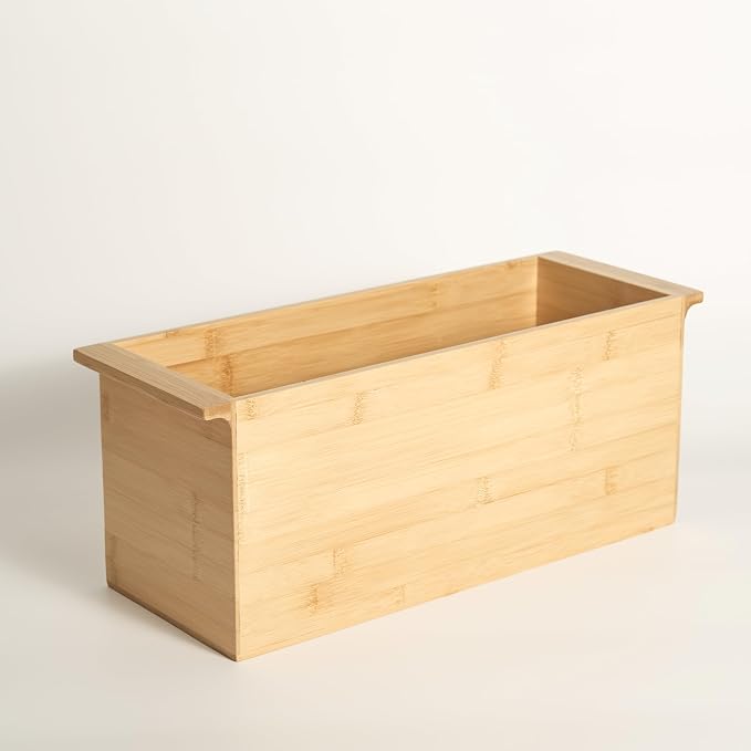 Bamboo Toilet Paper Holder & Bathroom Organizer by Alder Row, Freestanding - Image 5