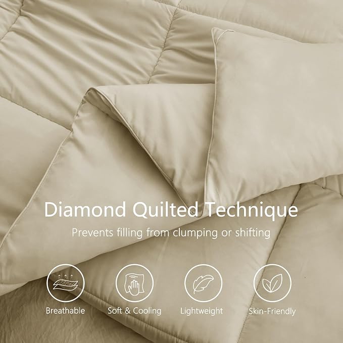 TEXARTIST Premium 2100 Series California King Comforter All Season Breathable - Image 2