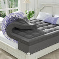 Dual Layer 4 Inch Memory Foam Mattress Topper Twin XL by ChiXpace