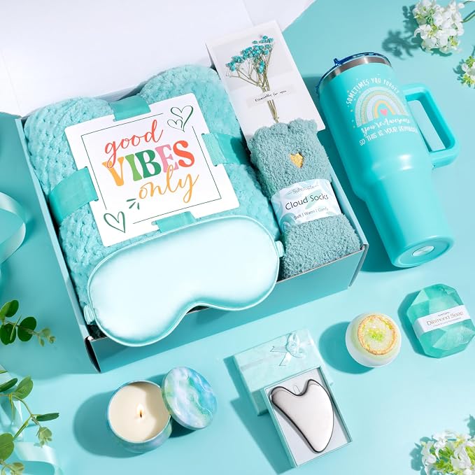 Suhctuptx Birthday Gifts for Women, Unique Self Care Gifts Get Well Soon Basket - Image 2