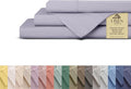 Linen Home Queen Percale Sheets 100% Cotton, 4-Piece Set, Deep Pocket Fits 16" by LINENHOME