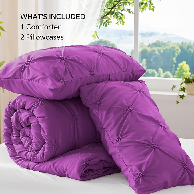 BEDELITE Purple Queen Comforter Set - Image 7