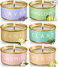 Floral Scented Candles Gift Set, Natural Beeswax by VedaTindaScent