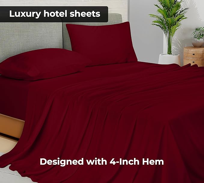 Royale Linens Twin Flat Sheet - Image 2