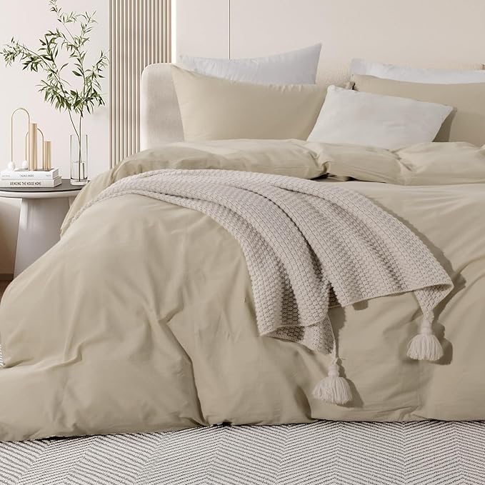 NEXHOME PRO Queen Duvet Cover Set – 100% Certified Organic Cotton by NEXHOMEPRO