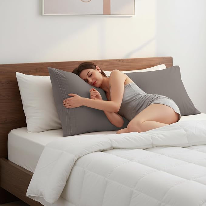 Elegant Comfort Luxury Ultra-Soft 1-Piece Body Pillowcase - Image 4