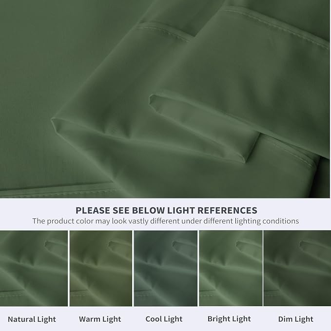 Maple&Stone Full Flat Sheet 6 Pack, Premium Soft & Breathable, Brushed - Image 4