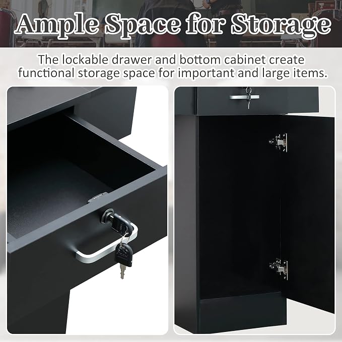 RESHABLE Salon Station for Hair Stylist, Hair Styling Organizer Equipment - Image 7