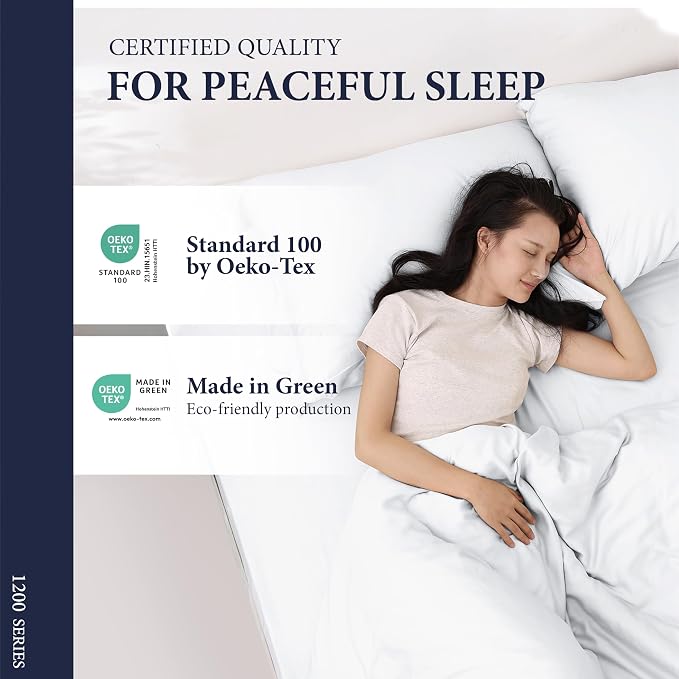 100% Egyptian Cotton Queen Size Sheets Set - Image 6