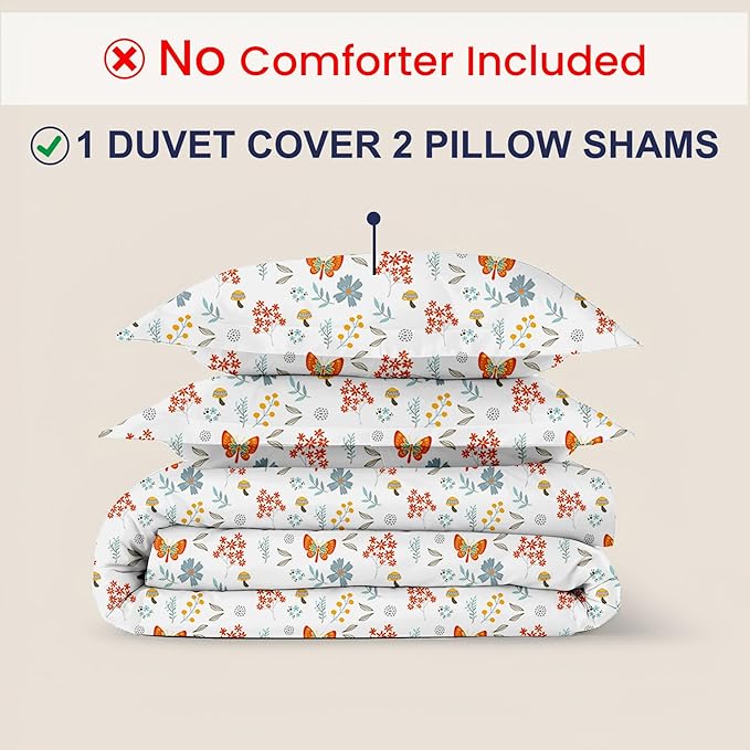 Kotton Culture 3 Pc Queen Size Duvet Cover Set- 100% Egyptian Cotton Sateen 600 - Image 2