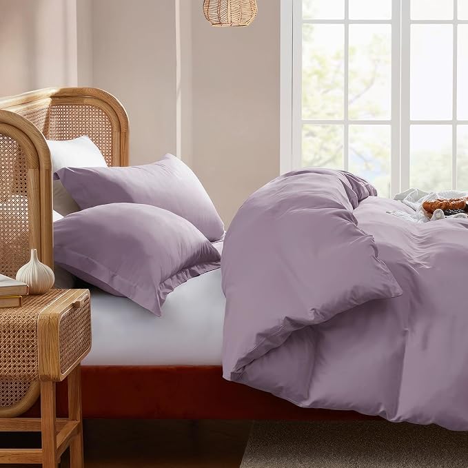 Nestl Dusty Purple Duvet Cover Full Size - Image 7