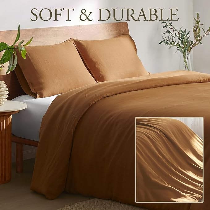 DAPU 100% Linen Duvet Cover Set - Image 3