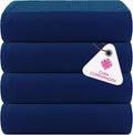 CASA COPENHAGEN Wafffle 4Pcs 100% Egyptian Cotton Large Designer Towels Gift by CASACOPENHAGEN