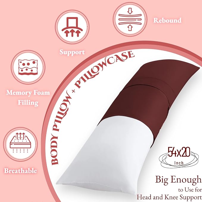 Ubauba Memory Foam Body Pillow - Image 3