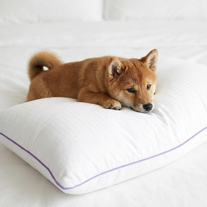 Queen Size Pillow – Bed Pillow for Sleeping, Down Alternative Pillow, Soft Yet - Image 6