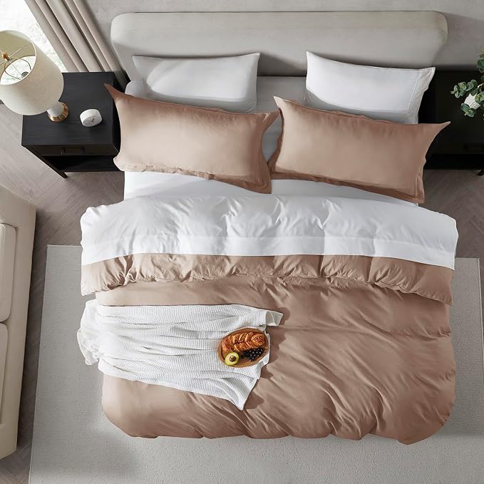 Nestl Khaki Duvet Cover Full Size - Image 5