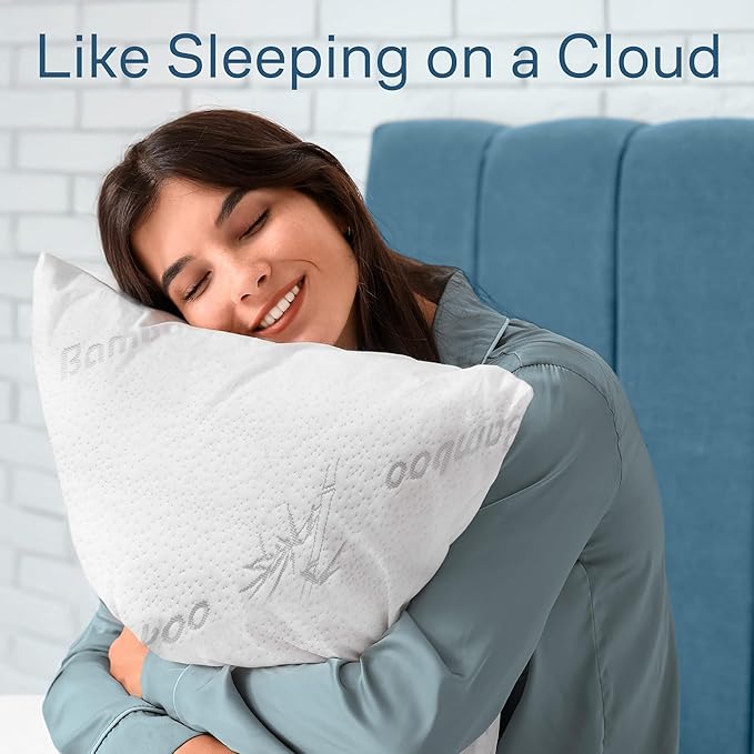 100% Waterproof Pillow Protectors Queen 20x30 Pair Zippered Pillow Case - Image 3