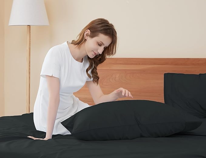 Sunflower King Pillowcases Set of 2, 100% Cotton King Size Pillow Cases 2 - Image 2