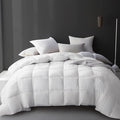 Hotel Grand Luxury White Goose Feather Down Fiber Comforter Full Queen Size by Unknown
