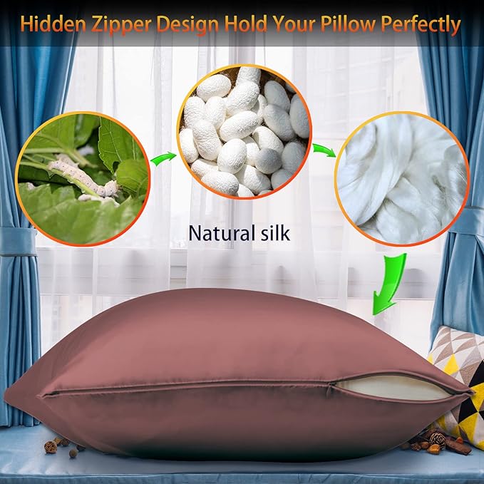 Mulberry Silk Pillowcase 2 Pack - Image 5