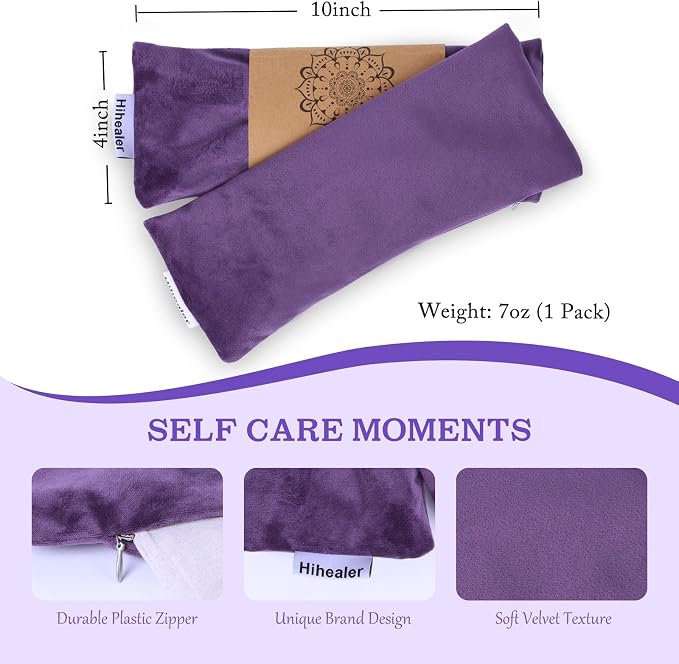 Mothers Day Gifts for Mom, Weighted Eye Mask for Sleep, Meditation, Lavender - Image 6