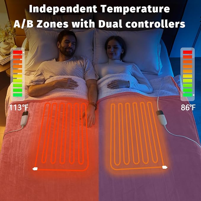 Heated Electric Blanket Queen Size - Image 2