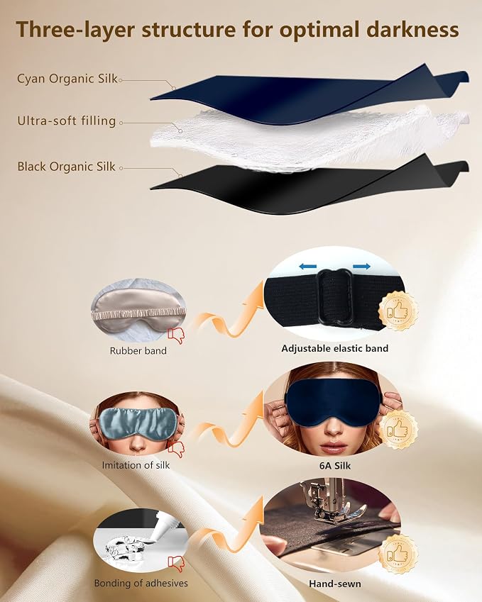 Silk Eye Mask for Sleeping - Image 5