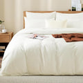 NEXHOME PRO Queen Duvet Cover Set, 100% Washed Cotton by NEXHOMEPRO