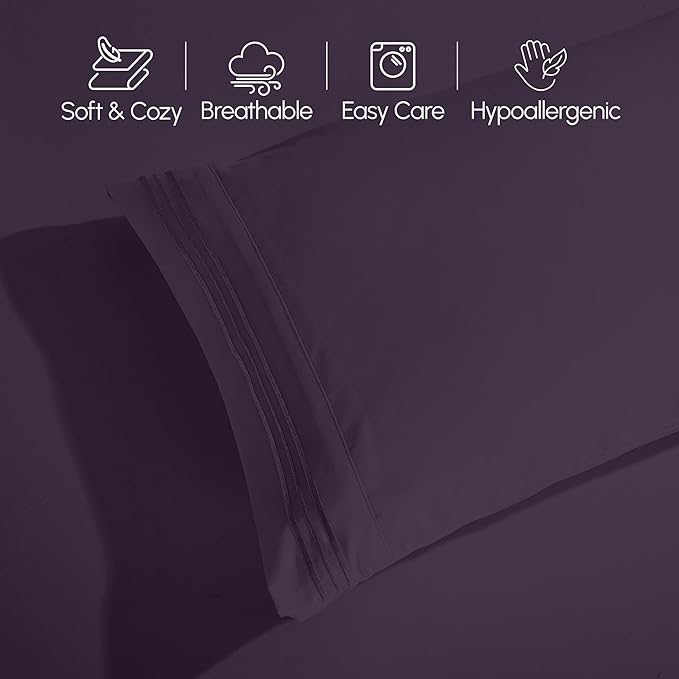 Elegant Comfort Luxurious 1500 Premium Hotel Quality Microfiber Three Line - Image 6