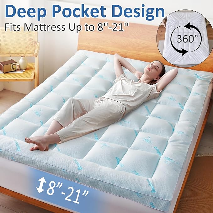 Favorland Mattress Topper King Size - Image 3