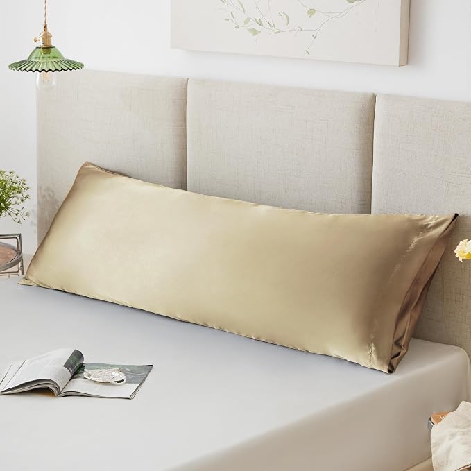 Love's cabin Satin Body Pillowcase 20x54, Cooling Pillow Cover - Image 7